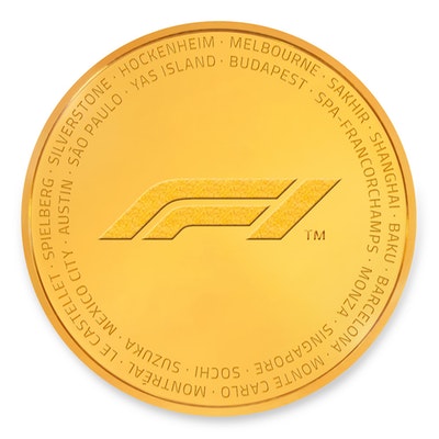 Formula 1 2019 Gold Kilo Coin